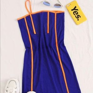 💙 NWOT Cute mesh cover up dress - medium